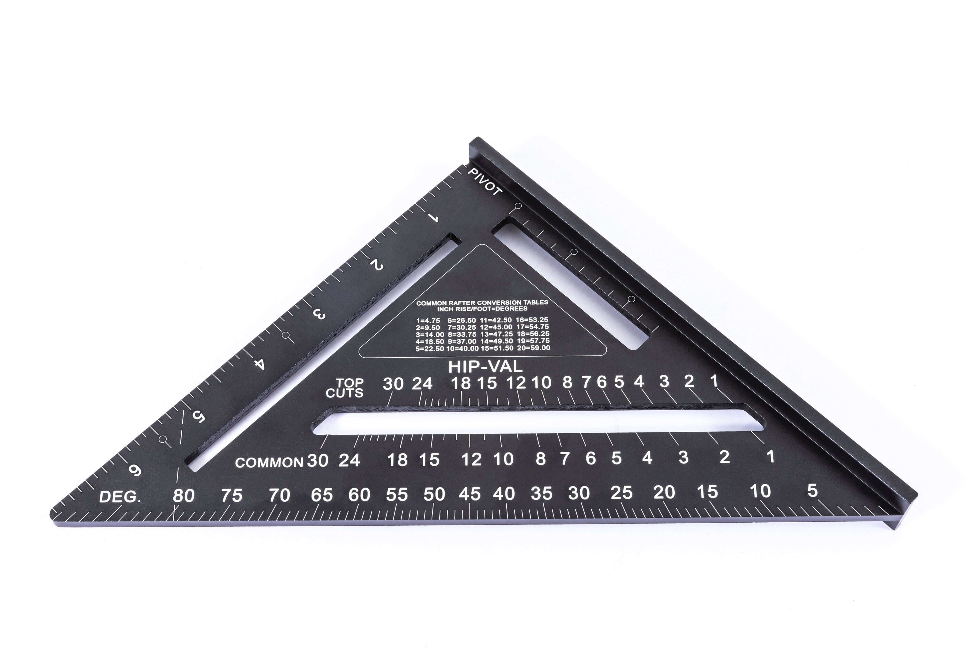Multi-angle Measuring Set: Durable rafter square for precise woodworking measurements.