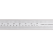Vernier caliper scale with measurements in centimeters and inches against a white background