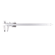 Metal vernier caliper product photo on a white background 